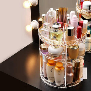 360° draaibare Crystal™️ make-up organizer