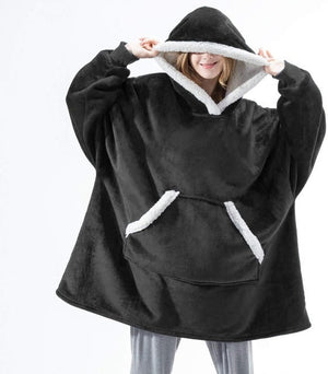 Hooded Sweatshirt-Blanket Oversized