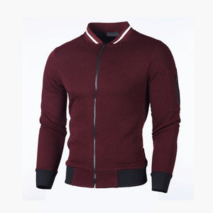 Heren geruite sweater