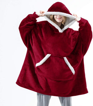 Hooded Sweatshirt-Blanket Oversized