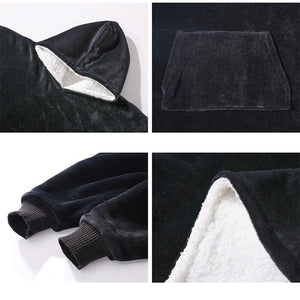 Hooded Sweatshirt-Blanket Oversized