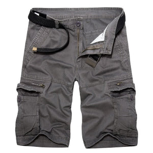 Legershorts met zakken