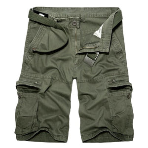 Legershorts met zakken