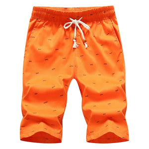 Korte broek met zweefpatroon