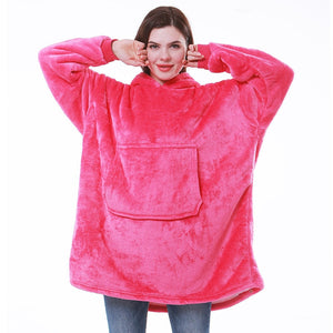 Hooded Sweatshirt-Blanket Oversized