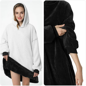 Hooded Sweatshirt-Blanket Oversized