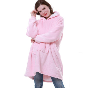 Hooded Sweatshirt-Blanket Oversized