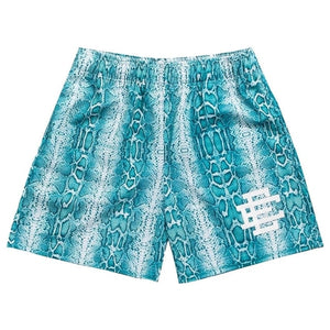 Slangenhuid patroon shorts Mooi