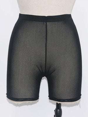 Ramallo see-through shorts