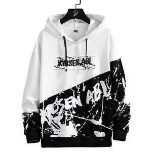 Heren hoodie met opdruk