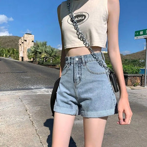 High-waisted shorts Eindelijk