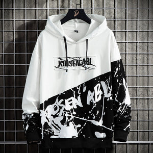 Heren hoodie met opdruk