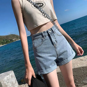 High-waisted shorts Eindelijk