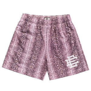 Slangenhuid patroon shorts Mooi