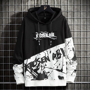 Heren hoodie met opdruk