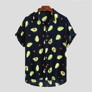 Avocado shirt met korte mouwen