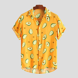 Avocado shirt met korte mouwen