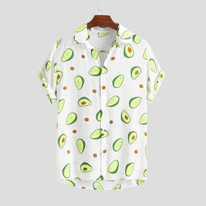 Avocado shirt met korte mouwen