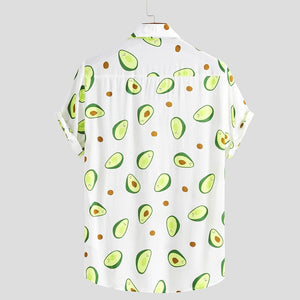 Avocado shirt met korte mouwen