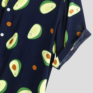 Avocado shirt met korte mouwen