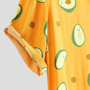 Avocado shirt met korte mouwen